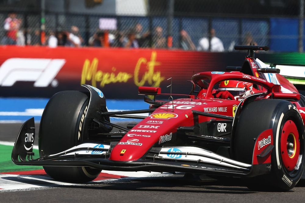 Leclerc supera a Antonelli y Hulkenberg en la primera práctica del Gran Premio de la Ciudad de México