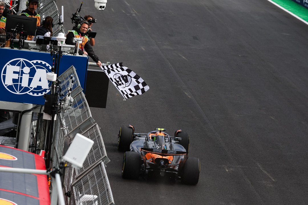 Norris ganó en Interlagos, pero la ovación fue para Verstappen