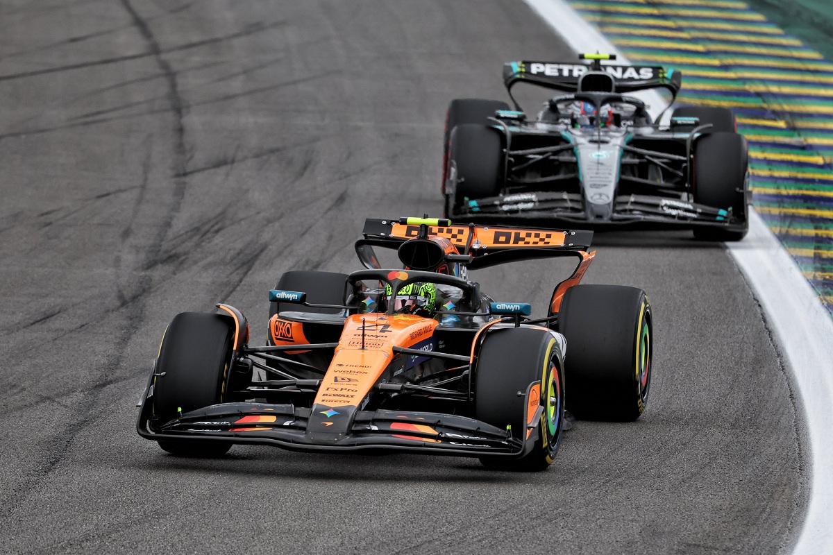 Norris mantuvo a Antonelli bajo control. (Anthony Rew / XPB Images)