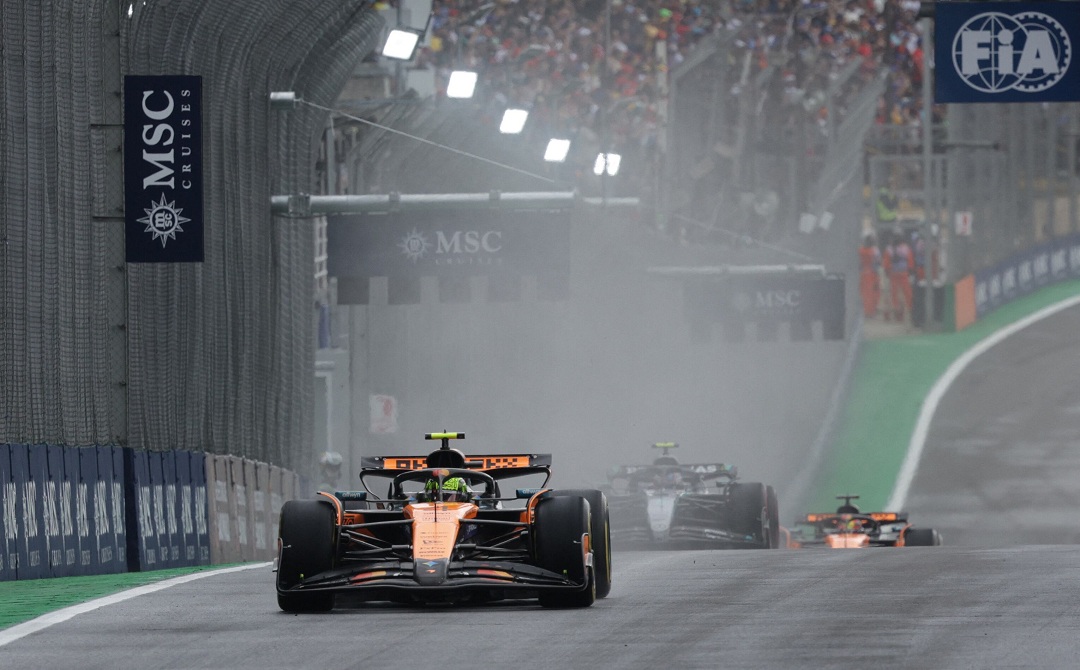 Norris vence en la Sprint de Interlagos