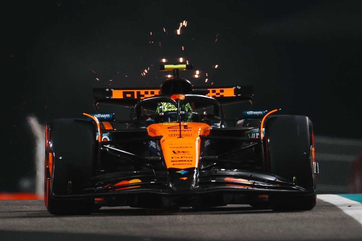 Norris estuvo lejos del nivel que mostró en los libres. (McLaren Racing)