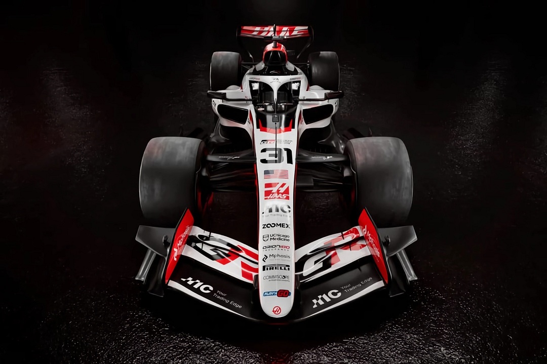 Haas presentó la decoración del VF-26