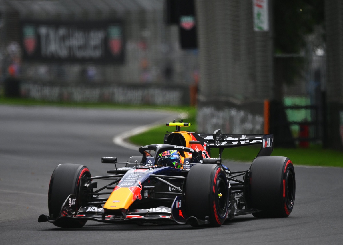 Hadjar durante la clasificación. (Red Bull Content Pool)