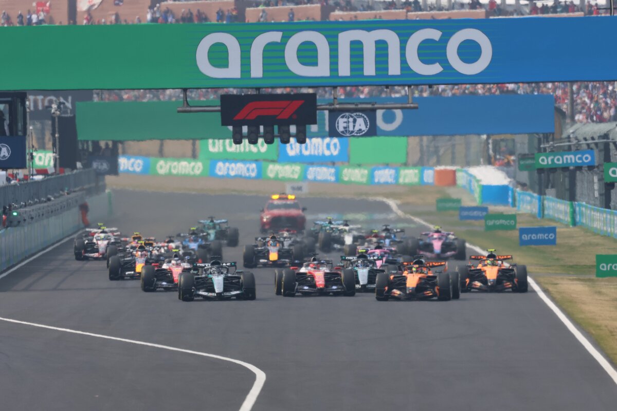 Antonelli tuvo otra mala salida y cayó al sexto lugar. (Suzuka International Racing Course)
