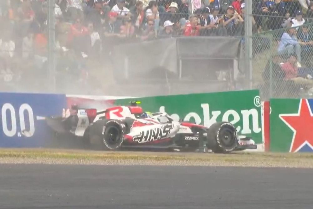 Haas actualiza el estado de Bearman tras el fuerte accidente en el GP de Japón