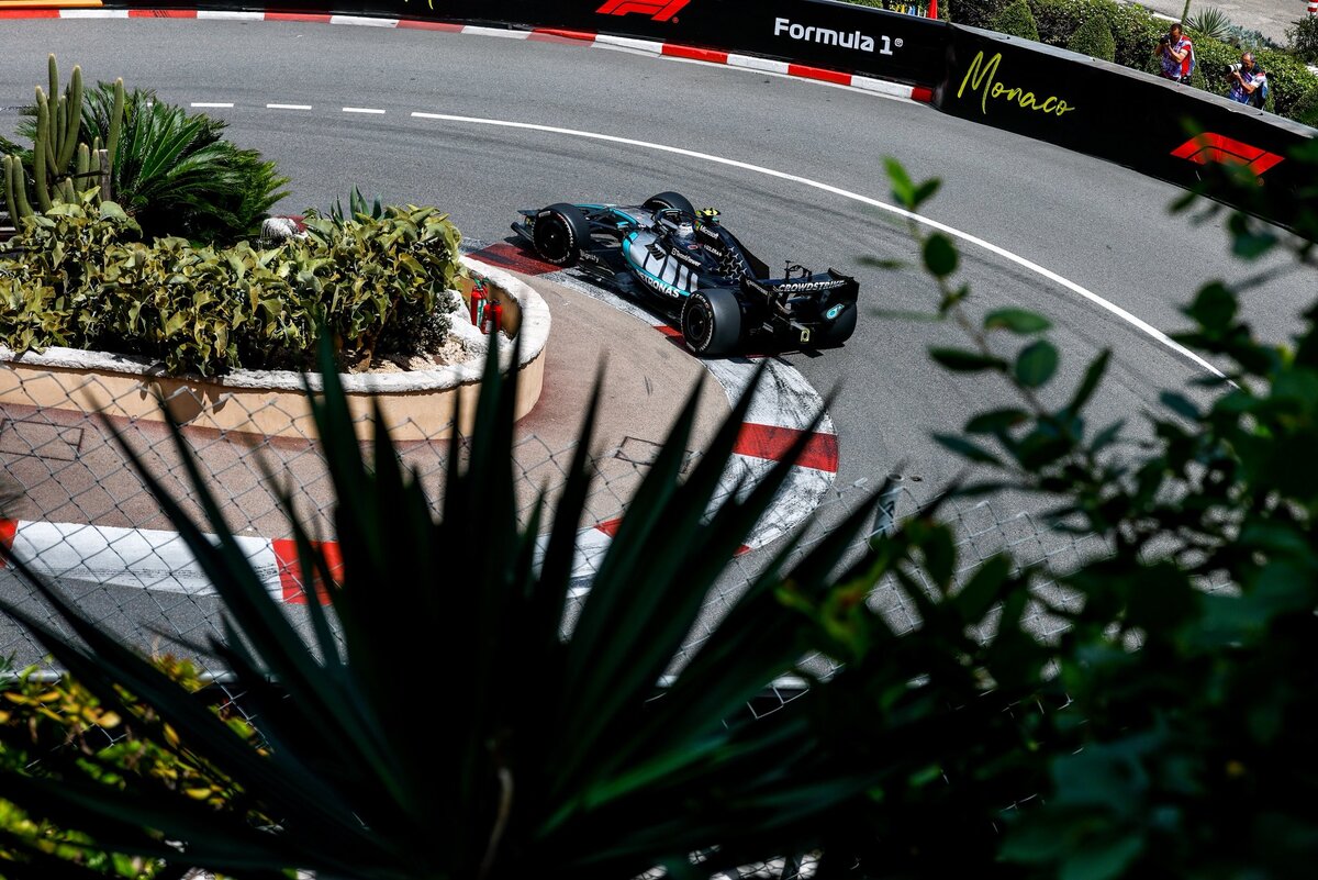 Antonelli en la horquilla de Fairmont. (Mercedes AMG Petronas F1 Team)