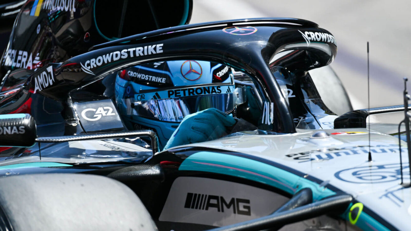 Russell lidera primer entrenamiento del GP de Barcelona; Colapinto, 10°