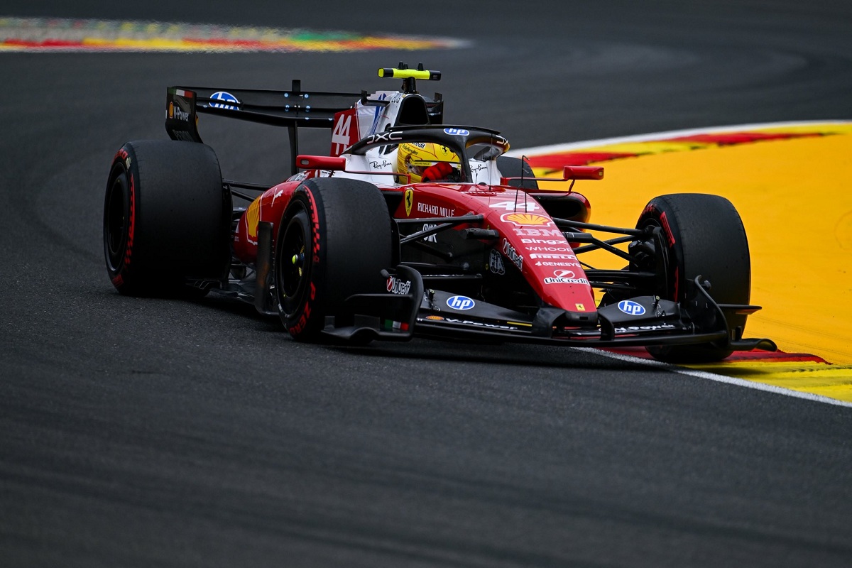 Hamilton terminó segundo a +0.145s de Verstappen. (Ferrari Media Centre)