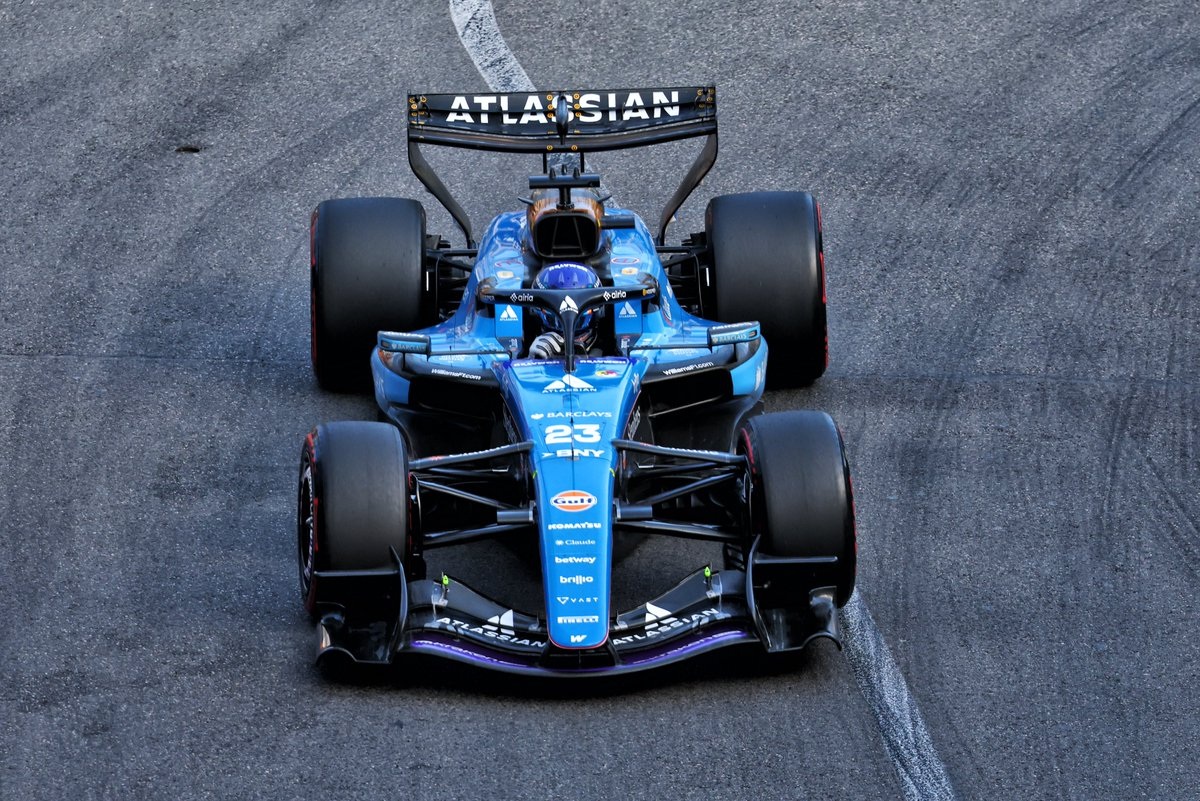 Albon en Mónaco con el FW48. (James Bearne / XPB Images)