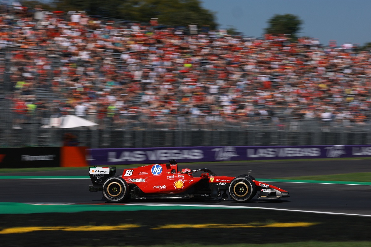 Leclerc en pista. (XPB Images)