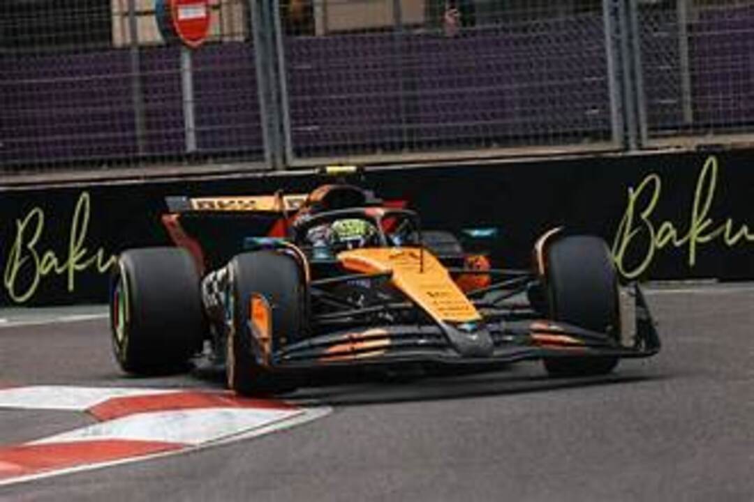 Norris ve a McLaren “muy atrás” en el GP de Azerbaiyán y lo define como: “Una puñalada en el corazón”